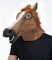 Creepy Horse Head mask latex humor adult mens full halloween costume accessory
